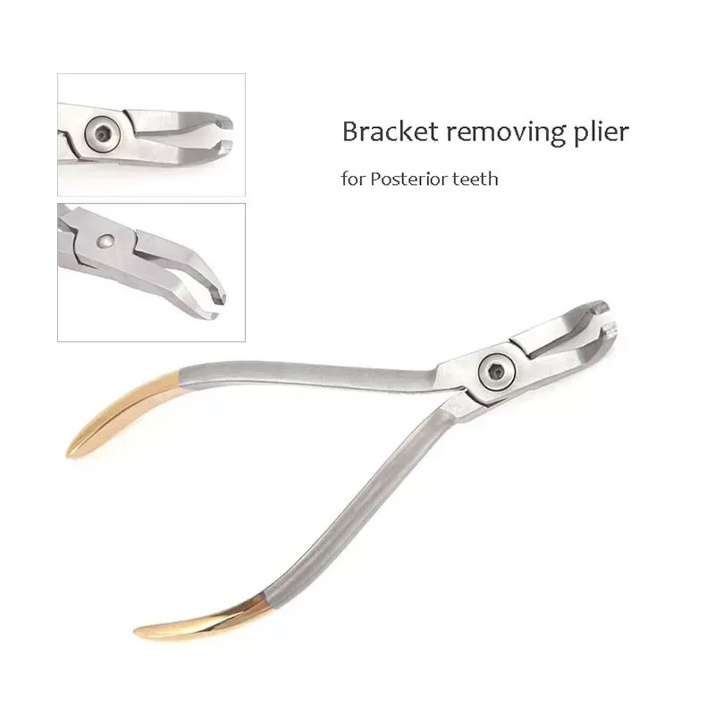 Orthodontic bracket remover pliers, full view